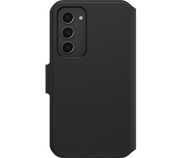 Otterbox OtterBox Strada Via Case voor Galaxy S23+ , Schokbestendig, Valbestendig, Slank, Soft Touch Beschermende Folio Case met Kaarthouder, 2x Getest volgens Militaire Standaard, Zwart