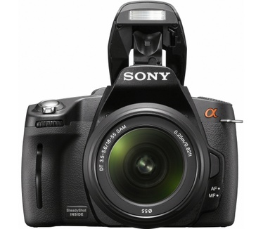 Sony Alpha DSLR-A390L + 18-55mm f3.5-5.6 SAM Zwart