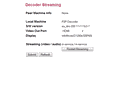 Eminent EM7100 iTRIO Wireless HD Zender - Webinterface