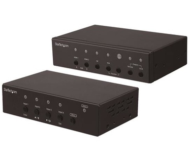 Startech.com Multi-input HDBaseT extender set met ingebouwde switch en video scaler