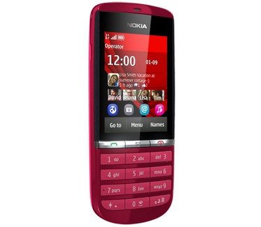 Nokia Asha 300 Rood