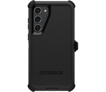 Otterbox OtterBox Defender Case voor Galaxy S23+ , Schokbestendig, Valbestendig, Ultra-robuust, Beschermhoes, 4x Getest volgens Militaire Standaard, Zwart, Geen retailverpakking
