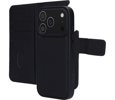 Mobiparts Leather 2 in 1 Wallet Case Apple iPhone 17 Pro Black