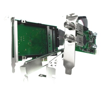 Digital Devices Satelliet Interne DualTuner Digital Devices DuoFlex S2 inclusief Common Interface Module naar PCI Express (mét PCIe aansluiting !)