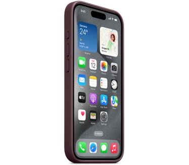 Apple FineWoven Back Cover - iPhone 15 Pro (6.1") - Moerbei Paars