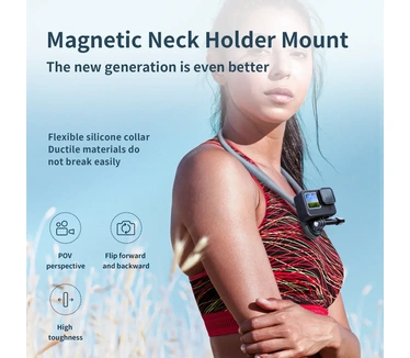Telesin Neck Mount / nekbevestiging magnetisch voor GoPro