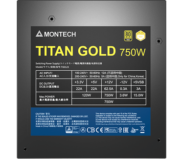 Montech Titan Gold 750W
