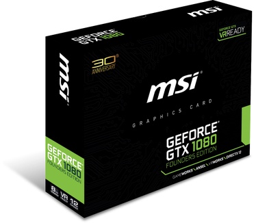 MSI GeForce GTX 1080 Founders Edition 8GB