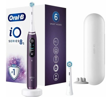 Oral-B Elektrische Tandenborstel IO8S VIOLET AMET (+1 REFILL)