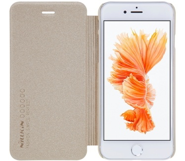 Nillkin New Sparkle Book Case voor Apple iPhone 7 (4.7") - Goud
