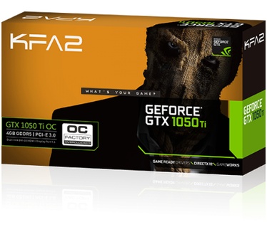 KFA2 GeForce GTX 1050 Ti 4GB OC (Retail)