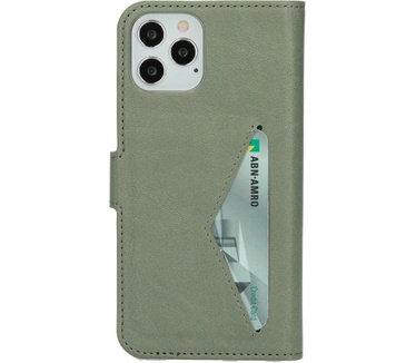 Mobiparts Classic Wallet Case Apple iPhone 12/12 Pro Stone Green