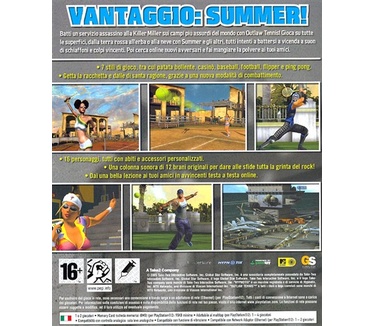 Outlaw Tennis , PS2