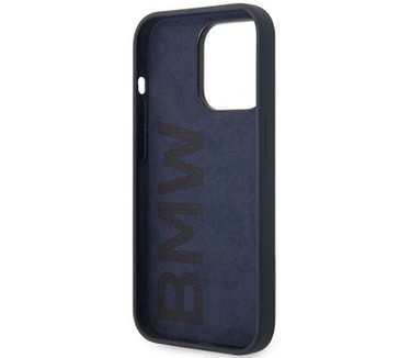 BMW Silicone Back Case voor Apple iPhone 14 Pro (6.1") - Blauw Blauw