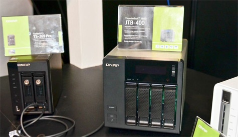 QNAP JTB-400 hdd behuizing Computex 2012