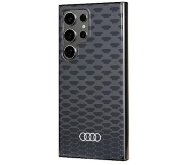 Audi IML Pattern Back Case Samsung Galaxy S24 Ultra (S928) Zwart Zwart