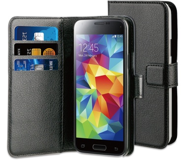 BeHello Samsung Galaxy S5 Mini Wallet Case Black