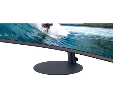 Samsung C32T550FDR Blauw, Grijs