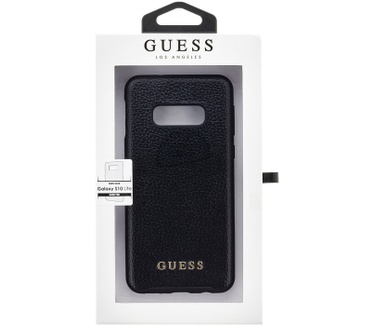 Guess IriDescent Hard Case voor Samsung Galaxy S10E - Zwart  Zwart