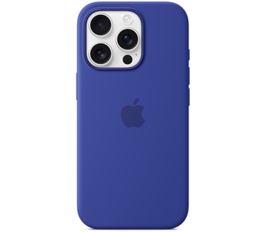 Apple Siliconen Back Cover met MagSafe - iPhone 16 Pro (iPhone 16 Pro) Blauw