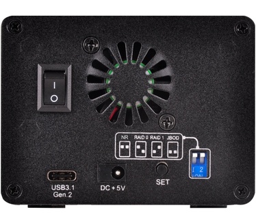 Silverstone SST-DS223 Zwart