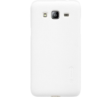 Nillkin Frosted Shield Hard Case voor Samsung Galaxy J3 - Wit