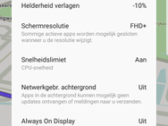 Samsung Galaxy S8 screenshots - accu-gerelateerd