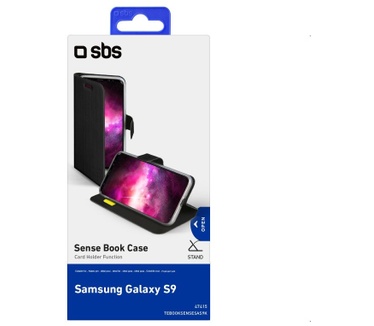 SBS Book Sense (Samsung Galaxy S9) Zwart