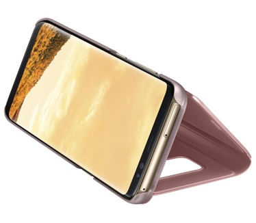 Samsung Galaxy S8 Clear View Cover  Roze