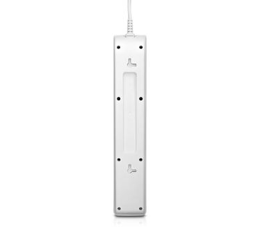 V7 5-Outlet Surge Protector, 2m cord, 1050 Joules ? White