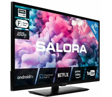 Salora 330 series 32FA330. Beeldschermdiagonaal: 81,3 cm (32"), Resolutie: 1920 x 1080 Pixels, HD type: Full HD, Display technologie: LED, Beeldscherm vorm: Flat, LED backlight-type: Direct-LED. Smart TV. Motion interpolation technologie: BPR (Best Pictur