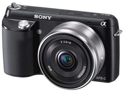 Sony NEX-F3 top