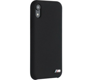 BMW M-Line Silicone Back Case voor Apple iPhone XR (6.1") - Zwart Zwart