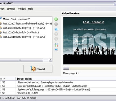 ConvertXToDVD 2.0.13.128 screenshot (resized)