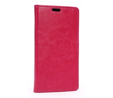 Kees Lederlook Portemonnee Hoesje LG Spirit - Roze