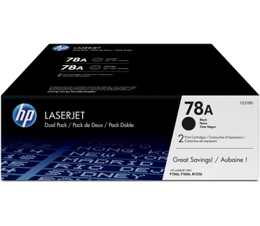 HP CE278AD Zwart 2-pack