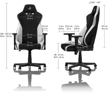 Nitro Concepts S300 Zwart/Wit