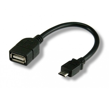 Techly USB2.0 OTG Cable A Female / Micro B Male 0.2 m ICOC UOTG-194