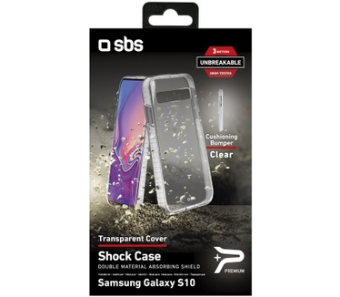 SBS TESHOCKSAS10T (Samsung Galaxy S10) Transparant