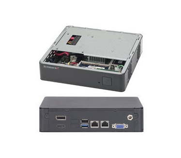 Supermicro SuperServer E200-9B - Server - USFF - 1 x Pentium N3700 / 1,6 GHz - kein HDD - HD Graphics - GigE - Monitor : keiner (SYS-E200-9B)