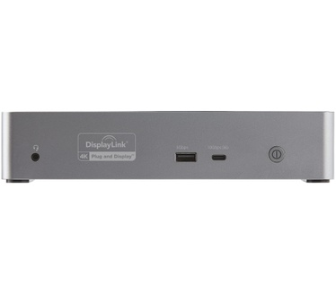 Startech.com USB-C Dock, 4K 60Hz Quad Monitor DisplayPort & HDMI, Universeel USB Type-C Docking Station met 100W Power Delivery, USB Hub met 1x USB Type-C & 3x USB-A, Ethernet, Audio