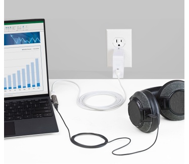 Startech.com USB-C Audio & Oplaadadapter - USB-C Audio Adapter met USB-C Koptelefoon/Headset Poort en 60W USB Type-C Power Delivery Pass-through - Voor USB-C Telefoon/Tablet/Laptop