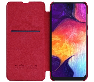 Nillkin Qin Book Case voor Samsung Galaxy A30S en A50S - Rood  Rood