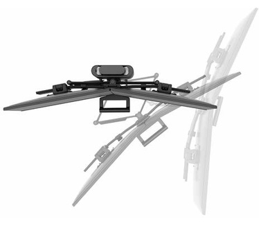 Ergotron Trace Dual Monitor Desk Mount Zwart
