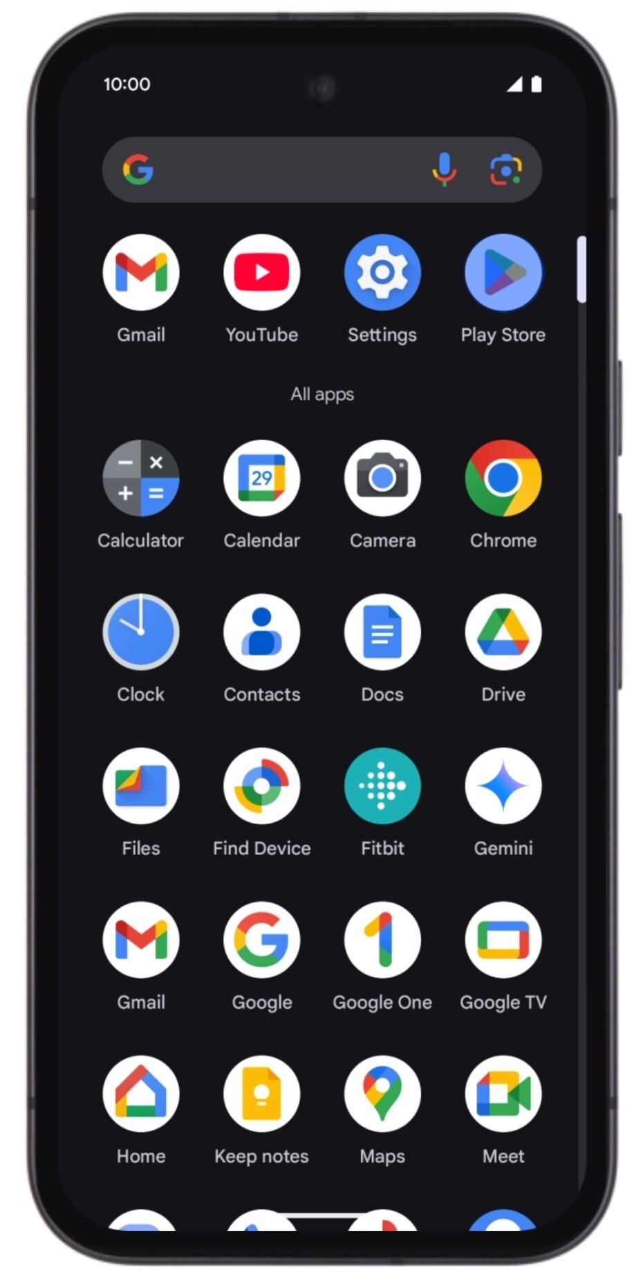 Google Pixel 9a-software