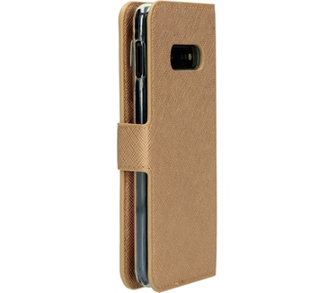 Mobiparts Saffiano Wallet Case Samsung Galaxy S10e Copper