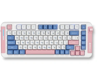 MCHOSE Pink/blue Cream HS WL US Toetsenbord