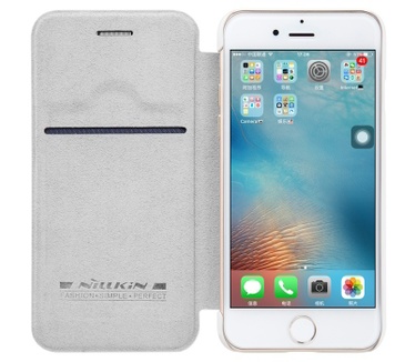 Nillkin Qin PU Leather Book Case - Apple iPhone 7 (4.7") - Wit