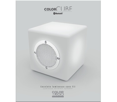 Bigben Interactive Colorcube LED CUBE Speaker met Bluetooth - Extra Small