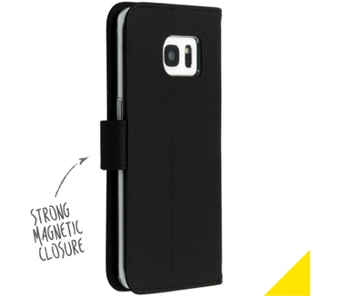 Accezz Wallet Softcase Bookcase Samsung Galaxy S7 Edge (Galaxy S7 Edge) Zwart